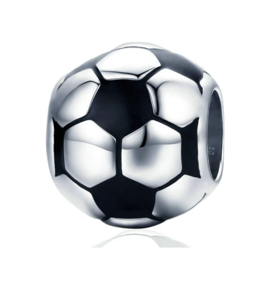 Soccer Ball Charm Bead