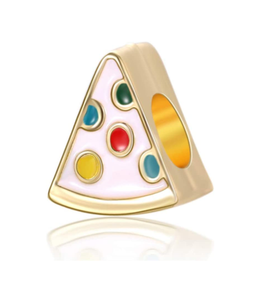 Pizza Slice Charm Bead