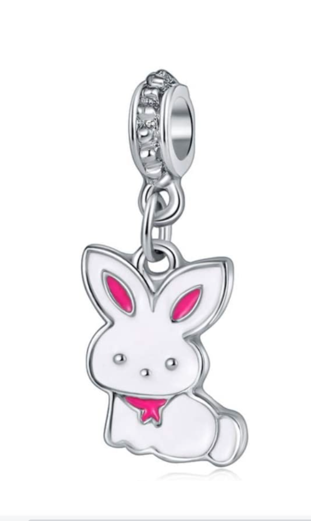 Dangle Rabbit Charm Bead