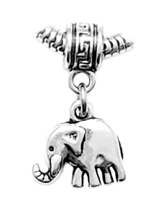 Dangle Elephant Charm Bead