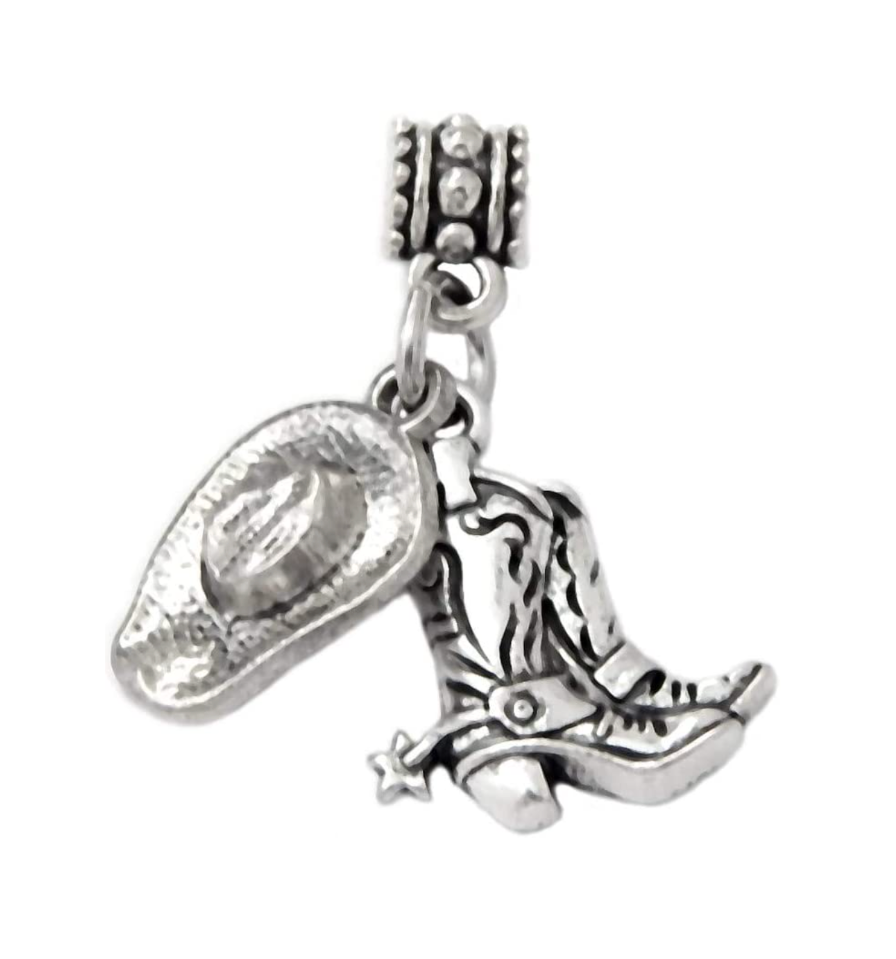 Dangle Cowboy Hat and Boots Charms