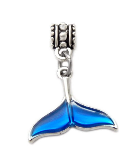 LaBenie Dangle Blue Whale Fish Tail Charm